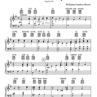 Ave Verum Corpus - K. 618 - Keyboard or Guitar