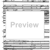 Concerto for flute, wind instruments and percussion - Score