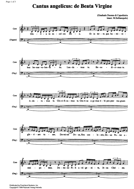 Cantus angelicus: de Beata Virgine