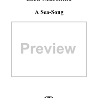 Lied Maritime, A Sea-Song, Op. 43