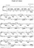 Etude in F minor