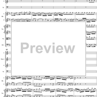 Orchestral Suite No. 3 in D Major - Score