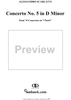Concerto No. 5 in D Minor  from "6 Concerti Grossi" - From "6 Concertos in 7 Parts" - Cello