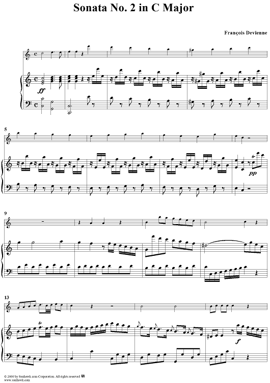 Sonata No. 2 in C Major - Piano