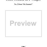 Cello Sonata No. 2 in F Major, RV41 - Cello