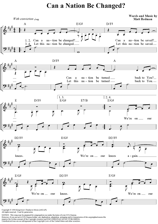 Can A Nation Be Changed?