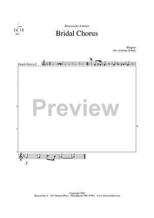 Bridal Chorus - Horn in F