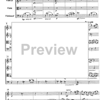 String quartet No. 1 - Score