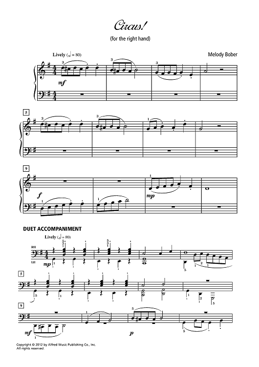 Circus! (for the right hand)