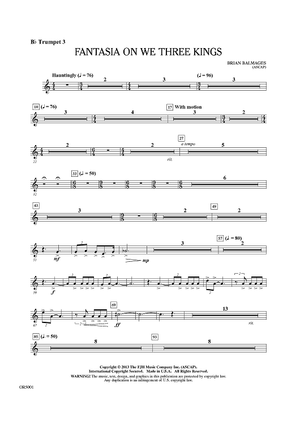 Fantasia On We Three Kings - Bb Trumpet 3