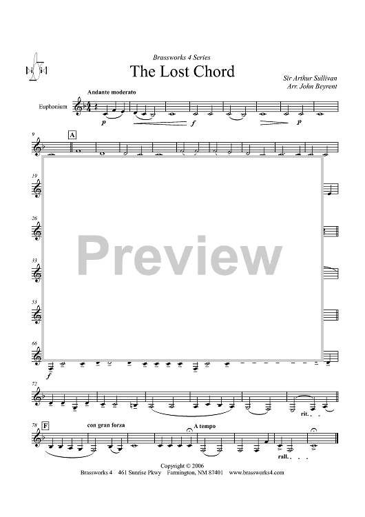 The Lost Chord - Euphonium TC