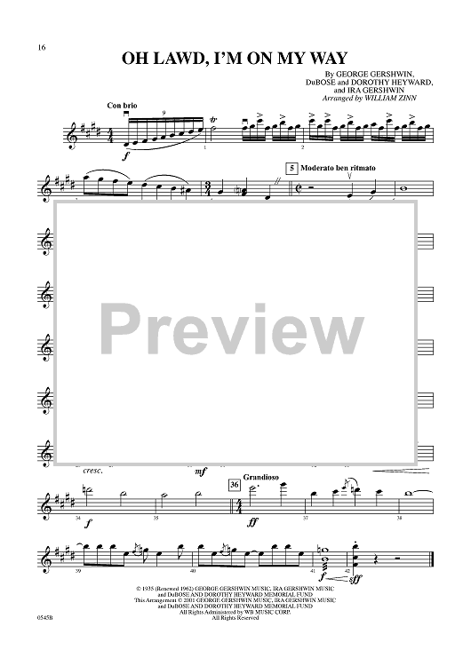 Oh Lawd, I'm on My Way - Violin 1