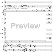 La Finta Giardiniera, Act 3, No. 27 "Du mich fliehen?" (Recitative/Duet) - Full Score