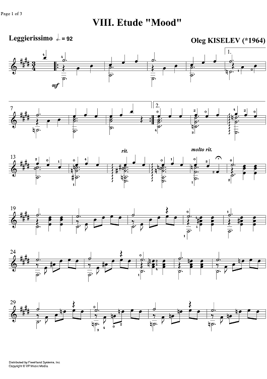 8 Etude Mood