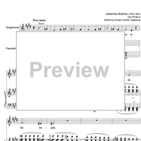 An eine Äolsharfe Op.19 No. 5