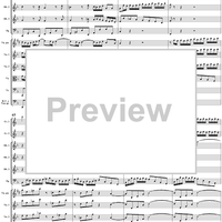 Brandenburg Concerto No. 1: Movement 1 - Score