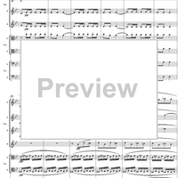 String Octet, Op. 20, Movement 3 - Score