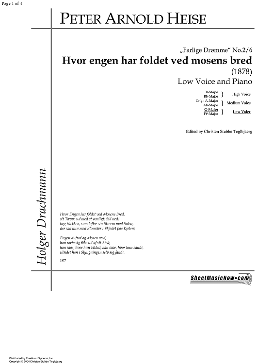 Hvor Engen har foldet, ved Mosens Bred