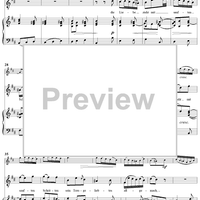 "Die Liebe zieht mit sanften Schritten", Aria, No. 2 from Cantata No. 36/1: "Schwingt freudig euch empor" - Piano Score