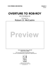 Overture to Rob-Roy - Score