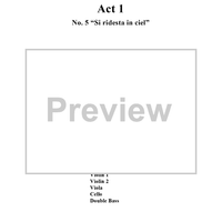 Si ridesta in ciel, No. 5 from "La Traviata", Act 1 - Full Score