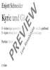 Kyrie und Gloria - Choral Score