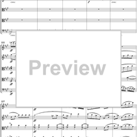 String Quintet No. 1 in A Major, Op. 18 - Score