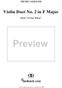 Violin Duet No. 2 in F Major from "Twelve Easy Duets", Op. 10 - Violin 2