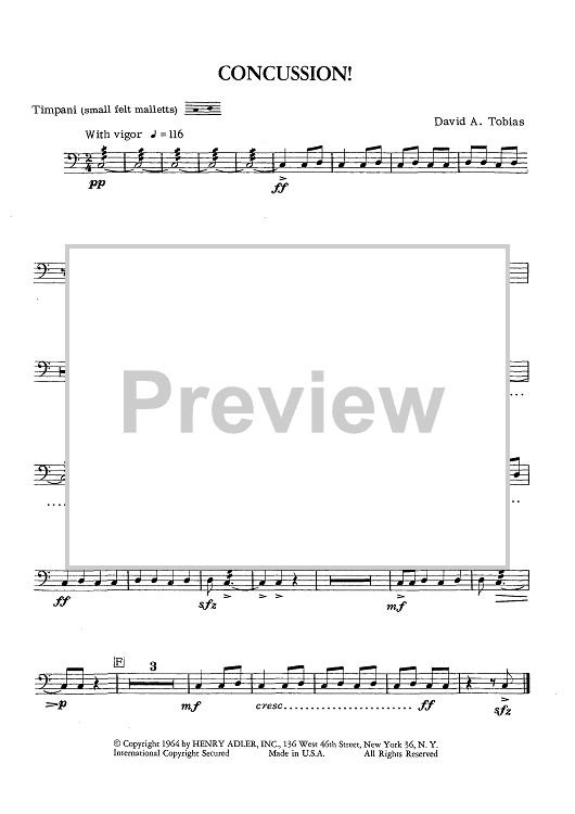 Concussion! - Timpani