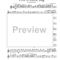 Five O'Clock Rag - Flute