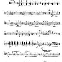 String Quartet No. 1 Op. 7 - Viola