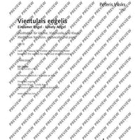 Vientulais engelis - Score and Parts