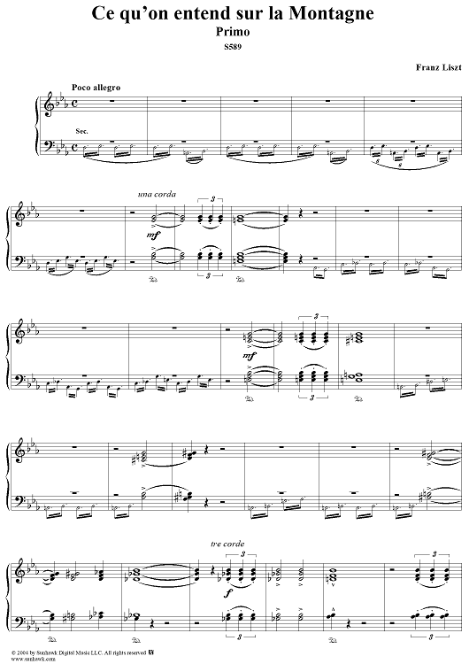 Ce qu'on entend sur la Montagne, S589