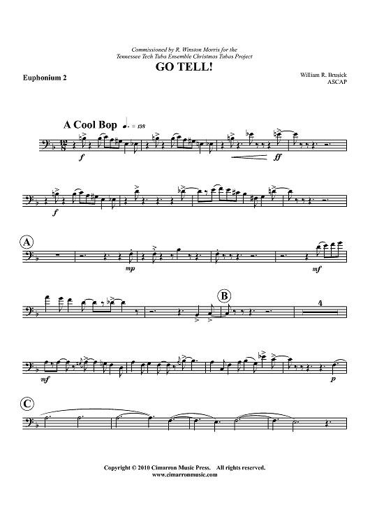 Go Tell! - Euphonium 2 BC/TC
