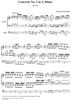 Concerto No. 2 in A Minor (BWV593)