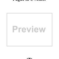 Fugue in C Minor, K426