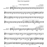 Mountain Music - Horn in F (opt. Trombone 1)