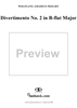 Divertimento No. 2 in B-flat Major, K137 - Violin 2