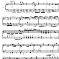 Concerto Bb Major KV191 - Score