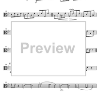 String Trio Bb Major D581B - Viola