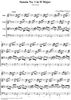 Sonata No. 1 in D Major - Score