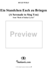 Italienisches Liederbuch, nach Paul Heyse, Part 1, No. 22 - Ein Ständchen Euch zu bringen kam ich her