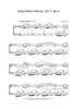 Song Without Words, Op.17, No.3