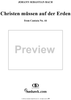 "Christen müssen auf der Erden", Aria, No. 3 from Cantata No. 44: "Sie werden euch in den Bann tun" - Piano Score