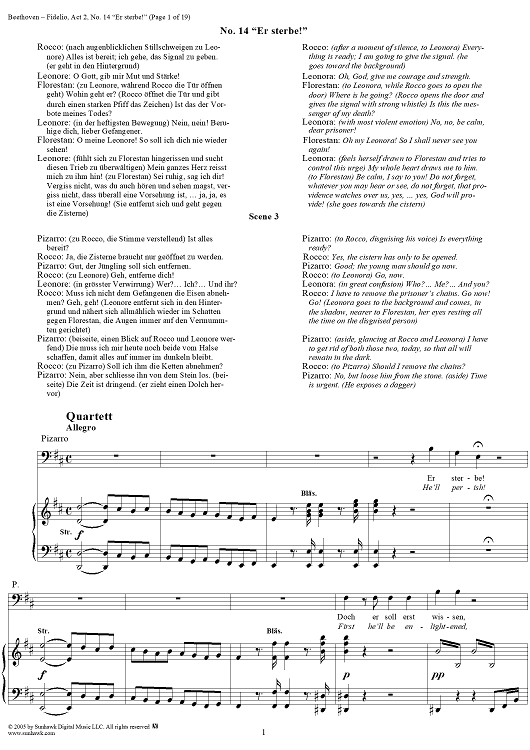 Fidelio, Op. 72, No. 14: "Er sterbe!"