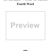 Seven Last Words of Christ, 4th WORD