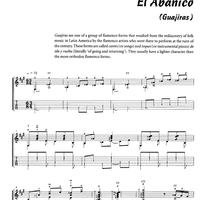 El Abanico (Guajiras) - Guitar