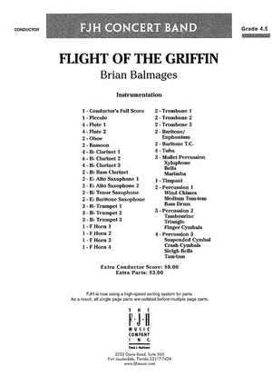 Flight of the Griffin - Score Cover