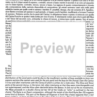 Messa della battaglia (Battle Mass) - Preface