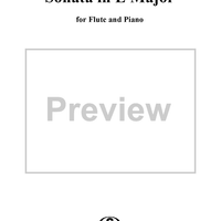 Flute Sonata No. 6 - Piano Score